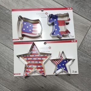 💥5/$25 SALE | BUNDLE TO SAVE | PATRIOTIC USA COOKIE CUTTERS